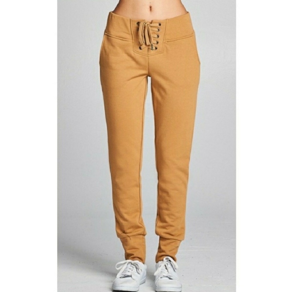 Lace Up Joggers - Picture 2 of 3